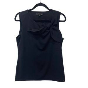 Banana Republic Black Bow Sleeveless Top Medium